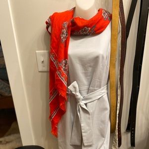 Dress 3/4 Length Baby Blue Dress